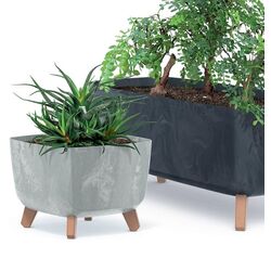 Горшок Prosperplast Gracia Case 58x24 (Beton) Thumb