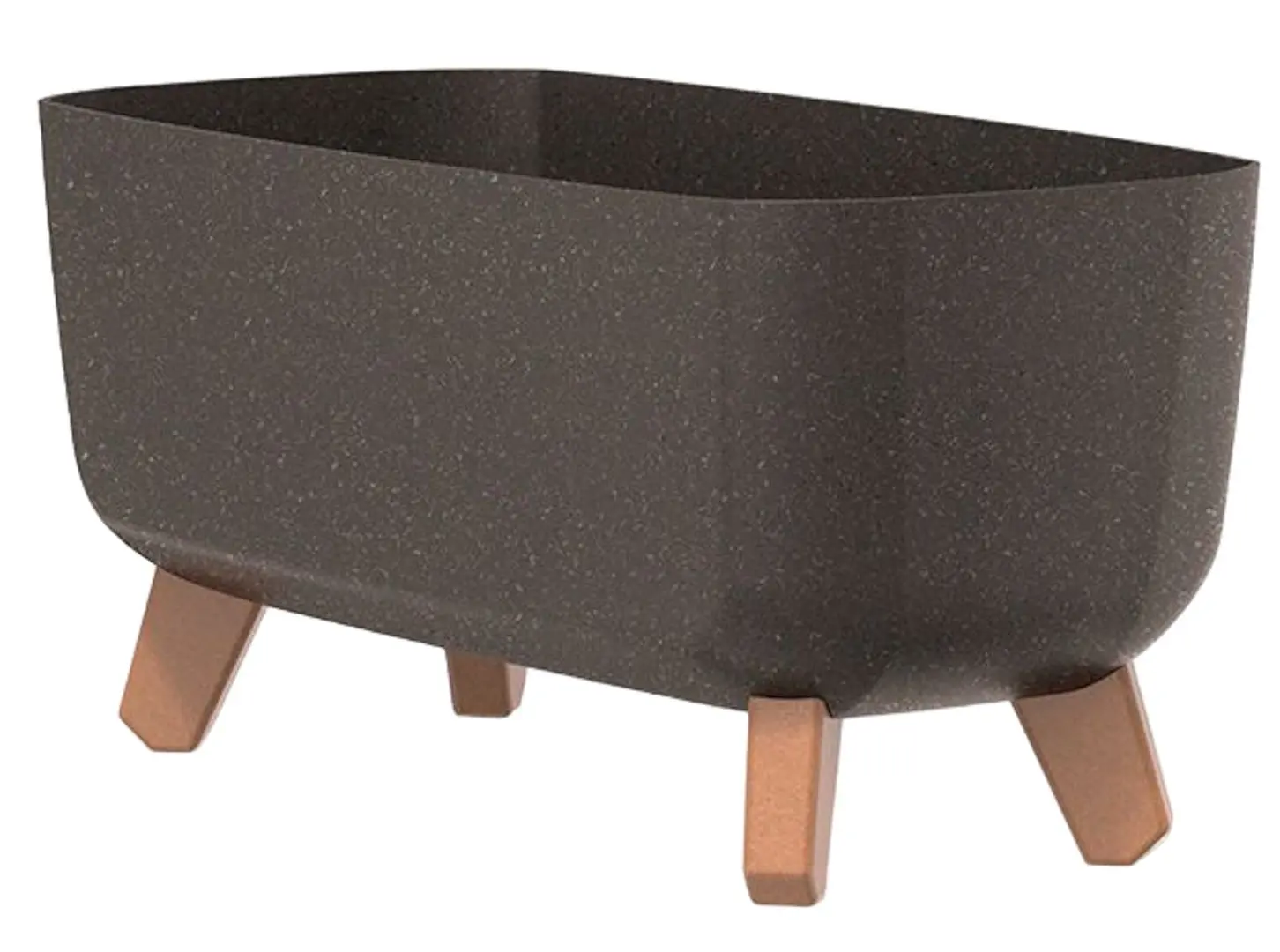 Ghiveci Prosperplast Gracia Case Eco Wood 39x19.5 (Cofee)