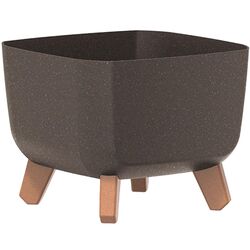 Ghiveci Prosperplast Gracia Square Eco Wood 24x24 (Cofee)