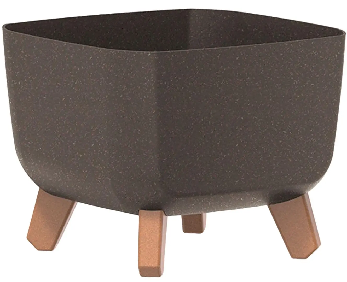 Ghiveci Prosperplast Gracia Square Eco Wood 39x39 (Cofee)