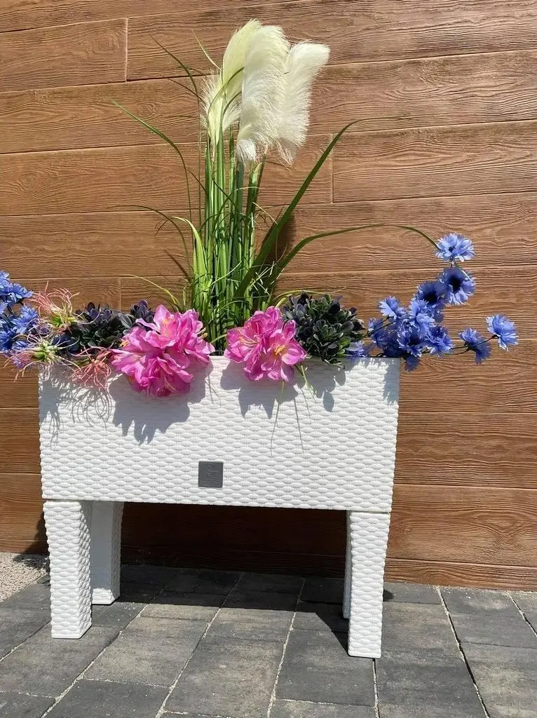 Горшок Prosperplast Rato Case High (White) - 6