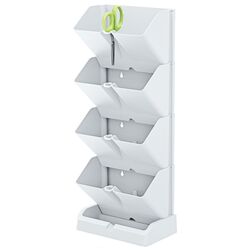 Set ghiveciuri pentru flori Prosperplast 289892 (White)