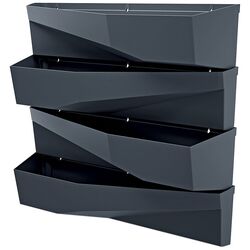 Set ghiveciuri pentru flori Prosperplast 289922 (Grey) Thumb