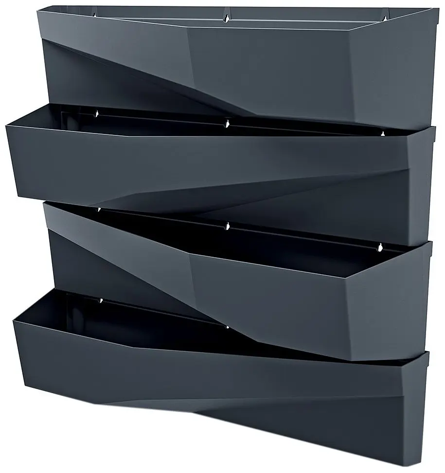 Set ghiveciuri pentru flori Prosperplast 289922 (Grey)