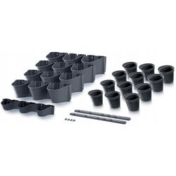 Набор цветочных горшков Prosperplast Cascade Wall (Anthracite) Thumb