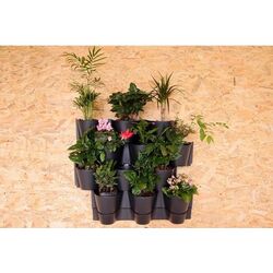 Набор цветочных горшков Prosperplast Cascade Wall (Anthracite) Thumb