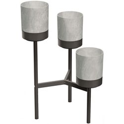 Suport pentru flori Prosperplast 475257 (Grey/Black)