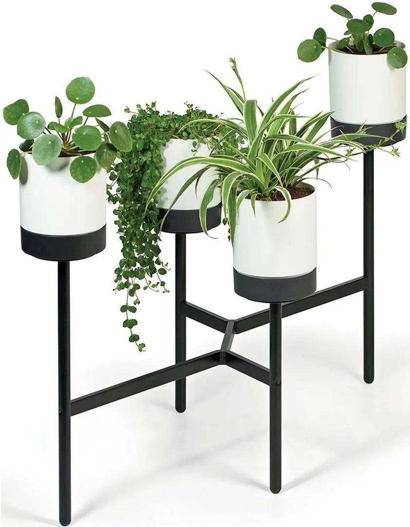 Подставка для цветов Prosperplast Bloomie Stand 475264 (Grey/Black)