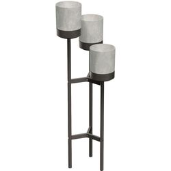 Suport pentru flori Prosperplast Bloomie Stand 7475240 (Grey/Black)
