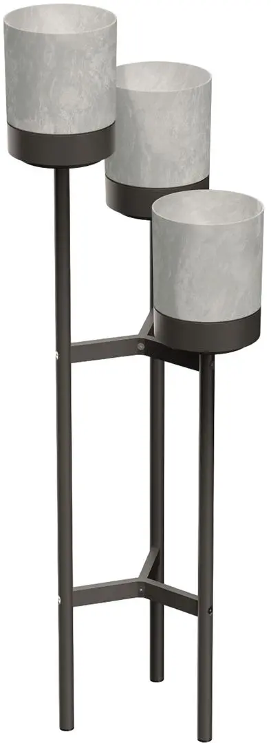 Подставка для цветов Prosperplast Bloomie Stand 7475240 (Grey/Black)