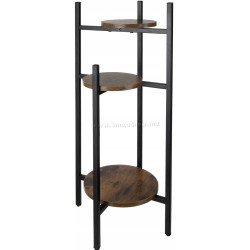 Стеллаж для цветов Ruhhy 25627 (Black/Brown)