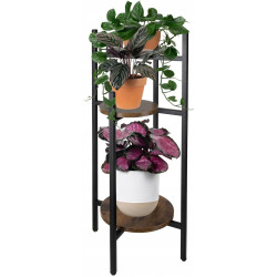 Стеллаж для цветов Ruhhy 25627 (Black/Brown) Thumb