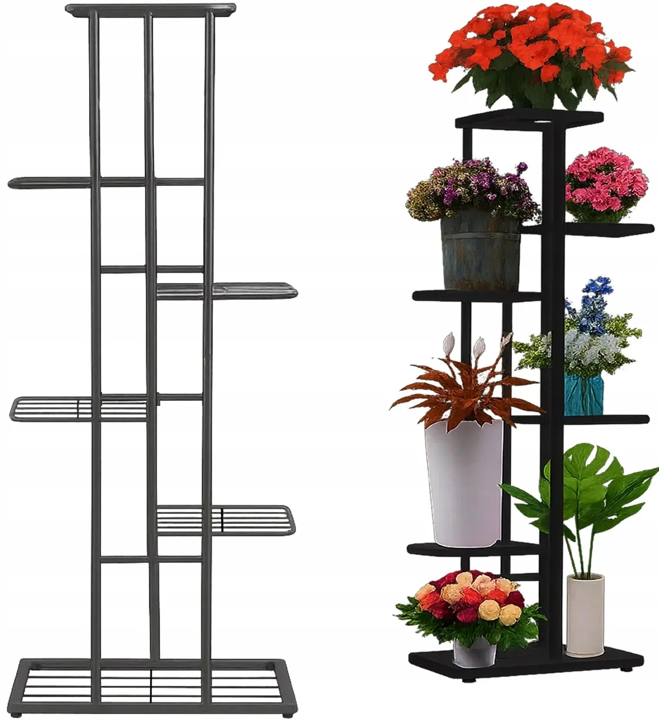 Стеллаж для цветов Ruhhy 26040 (Black) - 4