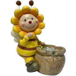 Ghiveci Saska Garden Bedroom Bee (Brown/Yellow)