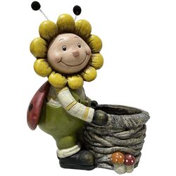 Ghiveci Saska Garden Bee Biedronka (Brown/Green)