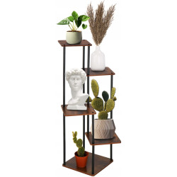 Подставка для цветов Springos Florae GA0207 (Dark Brown/Black) Thumb