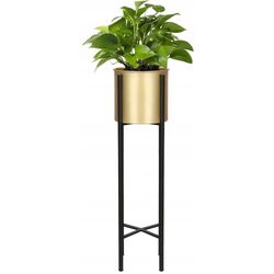Suport pentru flori Springos Loft 16x66cm (Black/Gold) Thumb