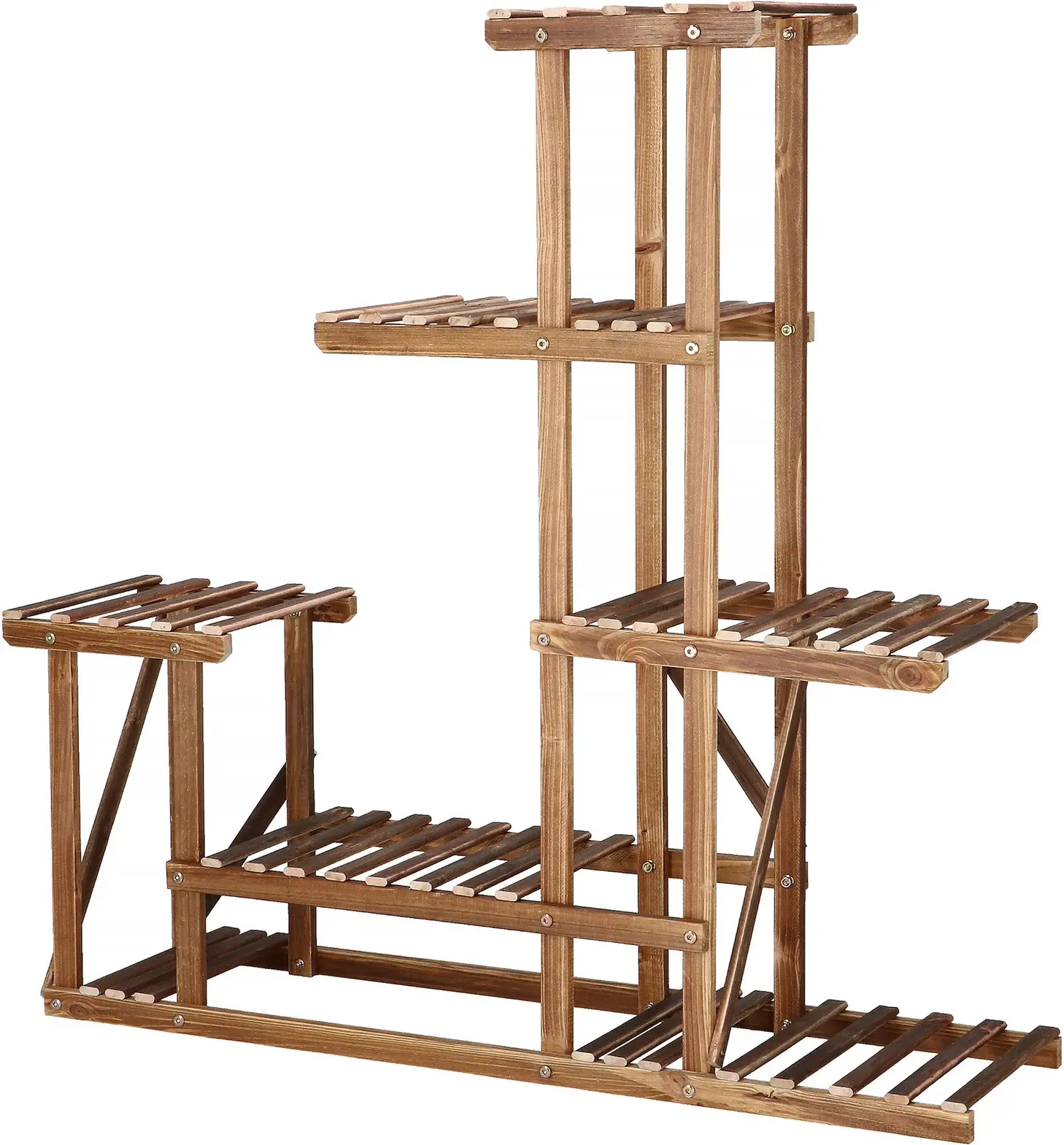 Стеллаж для цветов Springos GA0176 (Natural) - 4