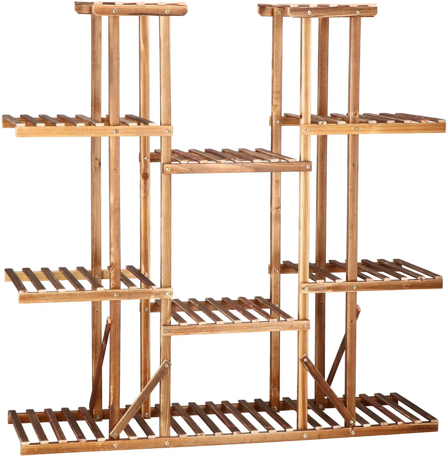 Etajera pentru flori Springos Plant 12 GA0200 (Natural) - 2