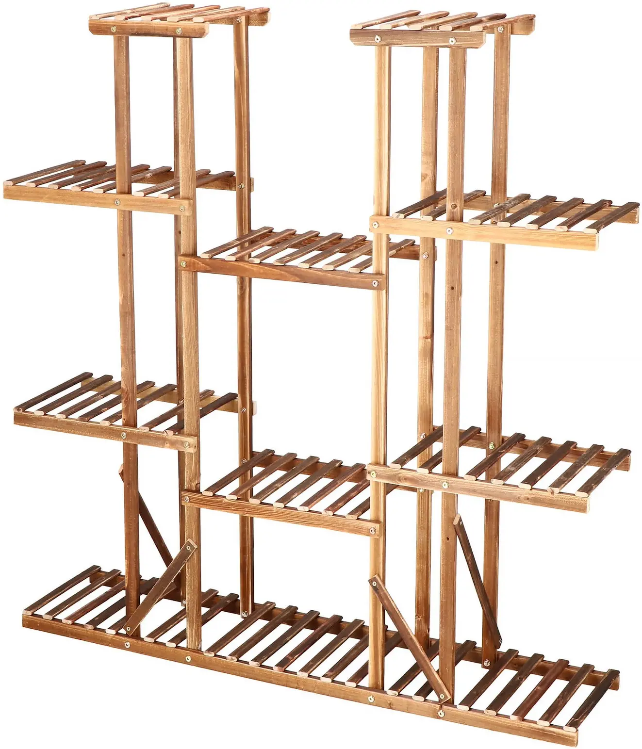 Etajera pentru flori Springos Plant 12 GA0200 (Natural) - 3