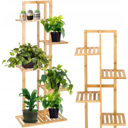 Стеллаж для цветов Springos Plant 6 GA0199 (Natural) Thumb