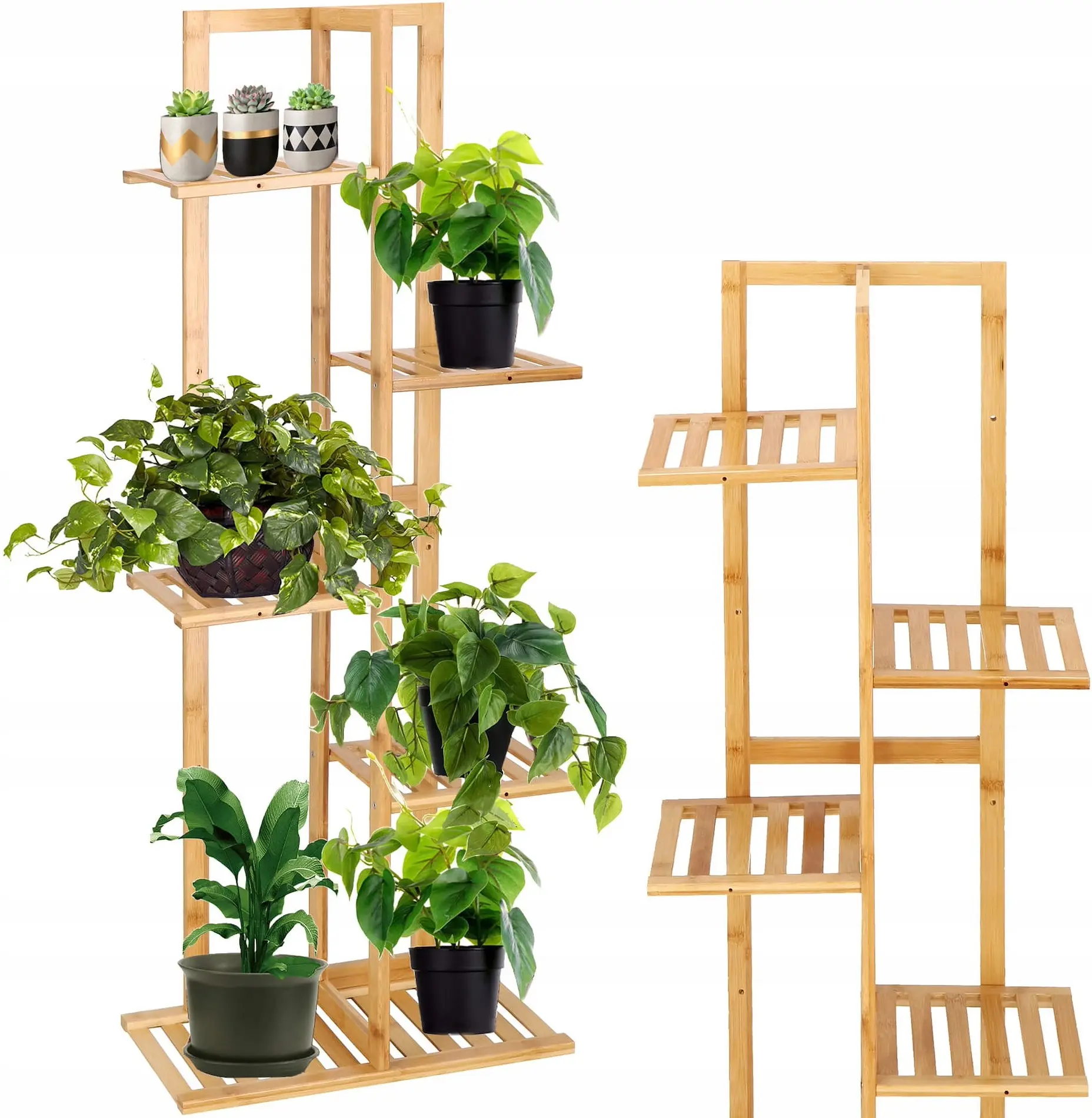 Стеллаж для цветов Springos Plant 6 GA0199 (Natural) - 6
