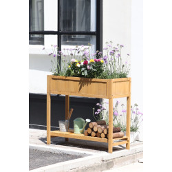 Pat de gradina inaltat Strend Pro Garden 2213025 (Wood) Thumb