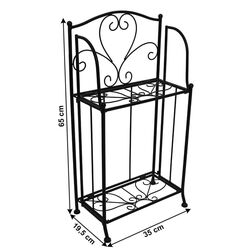 Etajera pentru flori Tempo Kondela Manulo (Black) Thumb