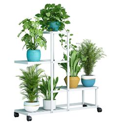 Etajera pentru flori Tempo Kondela Mavero (White)