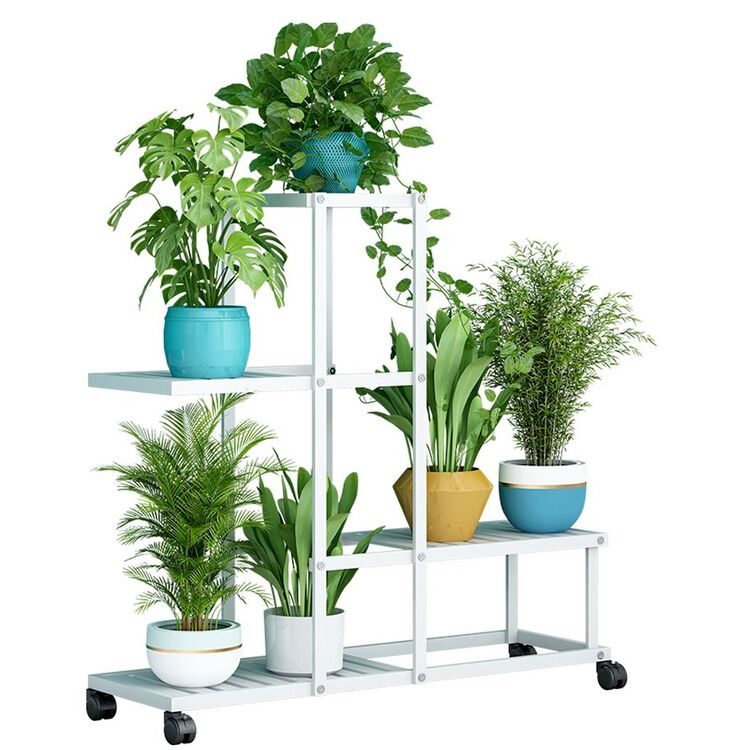 Etajera pentru flori Tempo Kondela Mavero (White)
