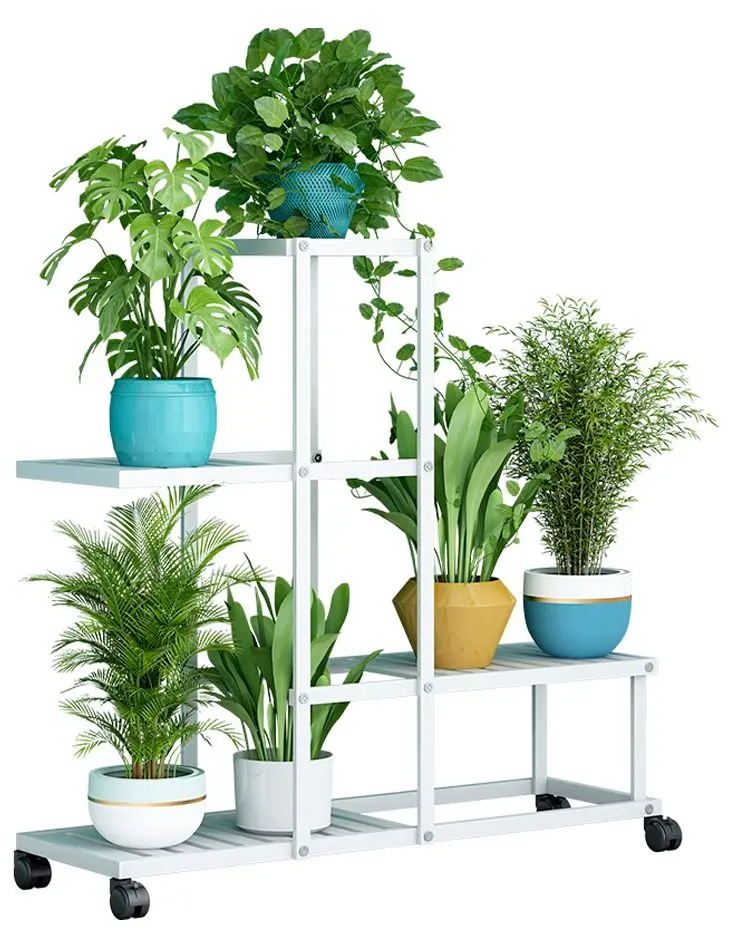 Etajera pentru flori Tempo Kondela Mavero (White)