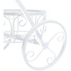 Suport-bicicleta pentru flori Tempo Kondela Pavar (White) Thumb