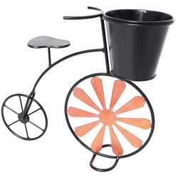 Suport-bicicleta pentru flori Tempo Kondela Retro (Black/Red) Thumb