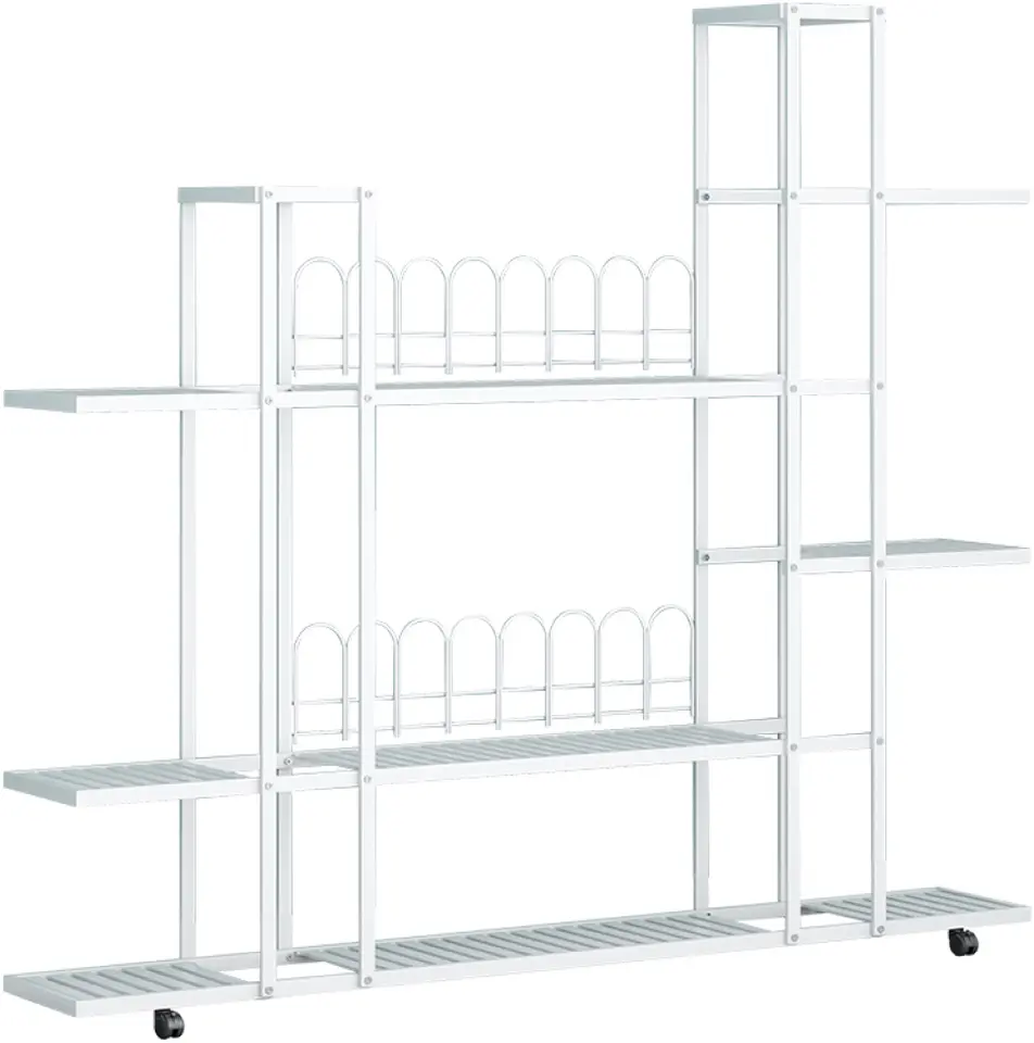 Etajera pentru flori Tempo Kondela Laskia (White)