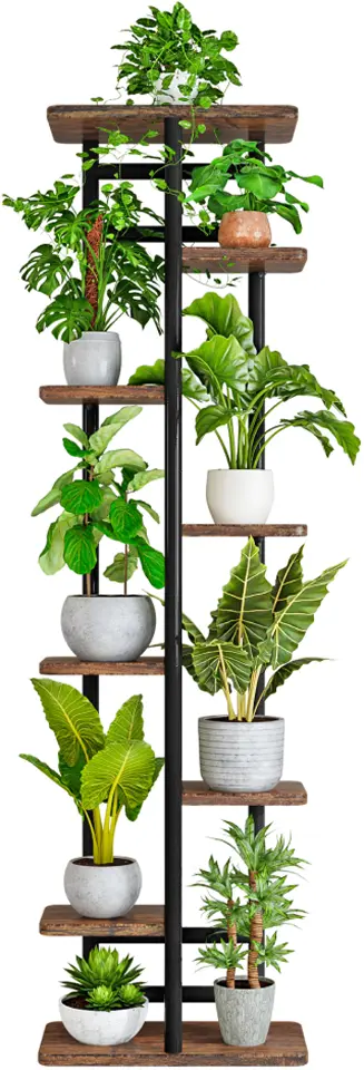 Стеллаж для цветов Tempo Kondela Ledor Typ 4 (Brown/Rustic Oak)