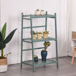 Etajera pentru flori Tempo Kondela Nepel Typ 3 (Menthol Green) Thumb