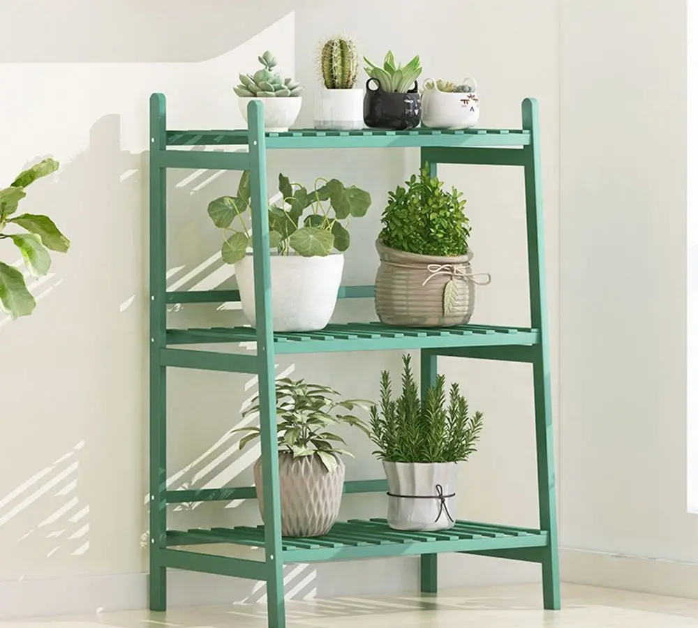 Etajera pentru flori Tempo Kondela Nepel Typ 3 (Menthol Green) - 5