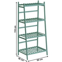 Etajera pentru flori Tempo Kondela Nepel Typ 4 (Menthol Green) Thumb