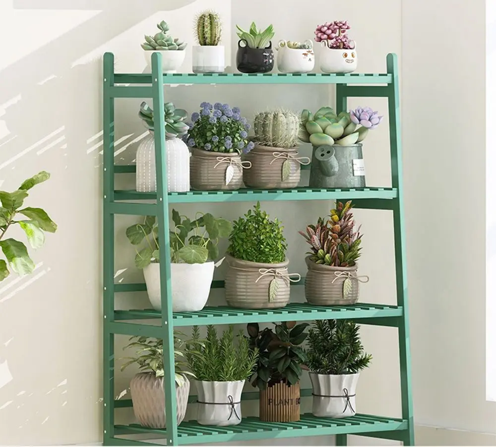 Etajera pentru flori Tempo Kondela Nepel Typ 4 (Menthol Green) - 5