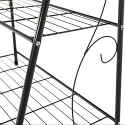 Стеллаж для цветов Tempo Kondela Veruma (Dark Gray) Thumb