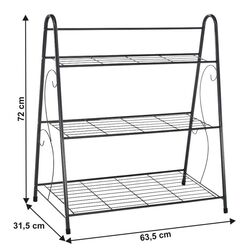 Стеллаж для цветов Tempo Kondela Veruma (Dark Gray) Thumb