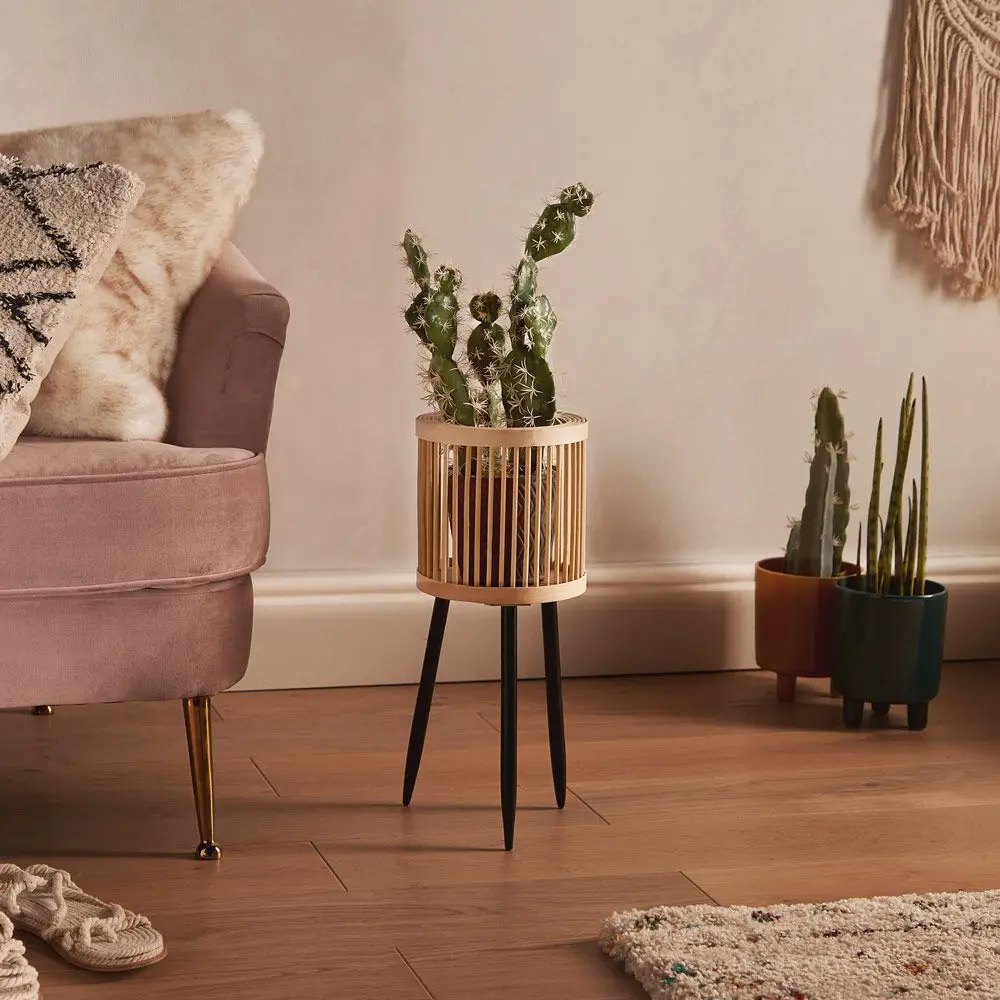 Suport pentru flori VonHaus 4000293 (Bamboo/Black) - 3