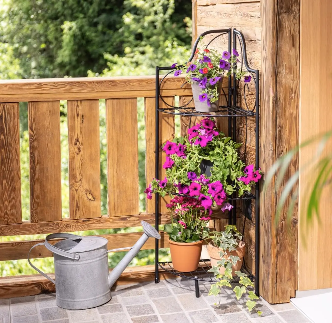 Etajera pentru flori Windhager 05931 (Black)