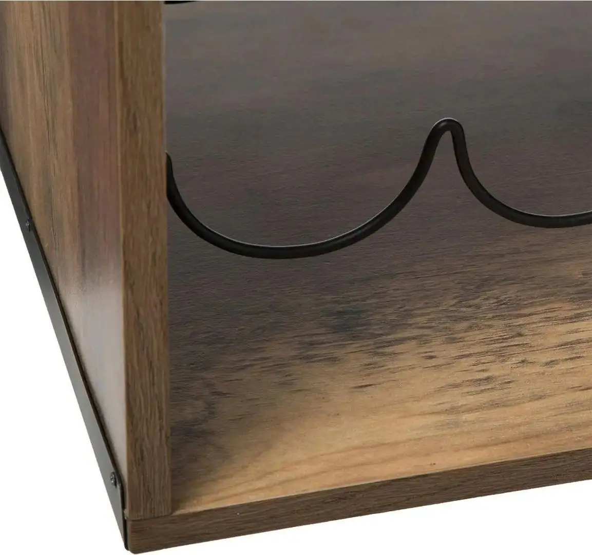 Подставка для бутылок 5Five 50300 (Wood/Black)