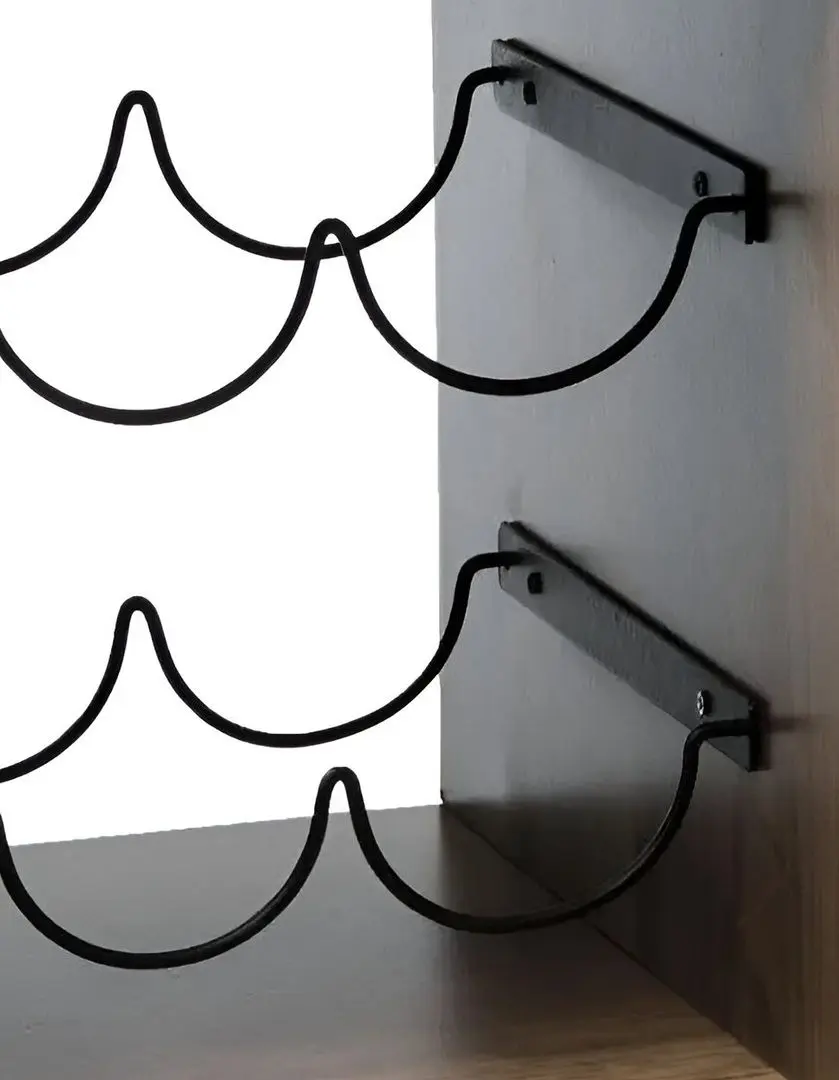 Подставка для бутылок 5Five 50300 (Wood/Black)