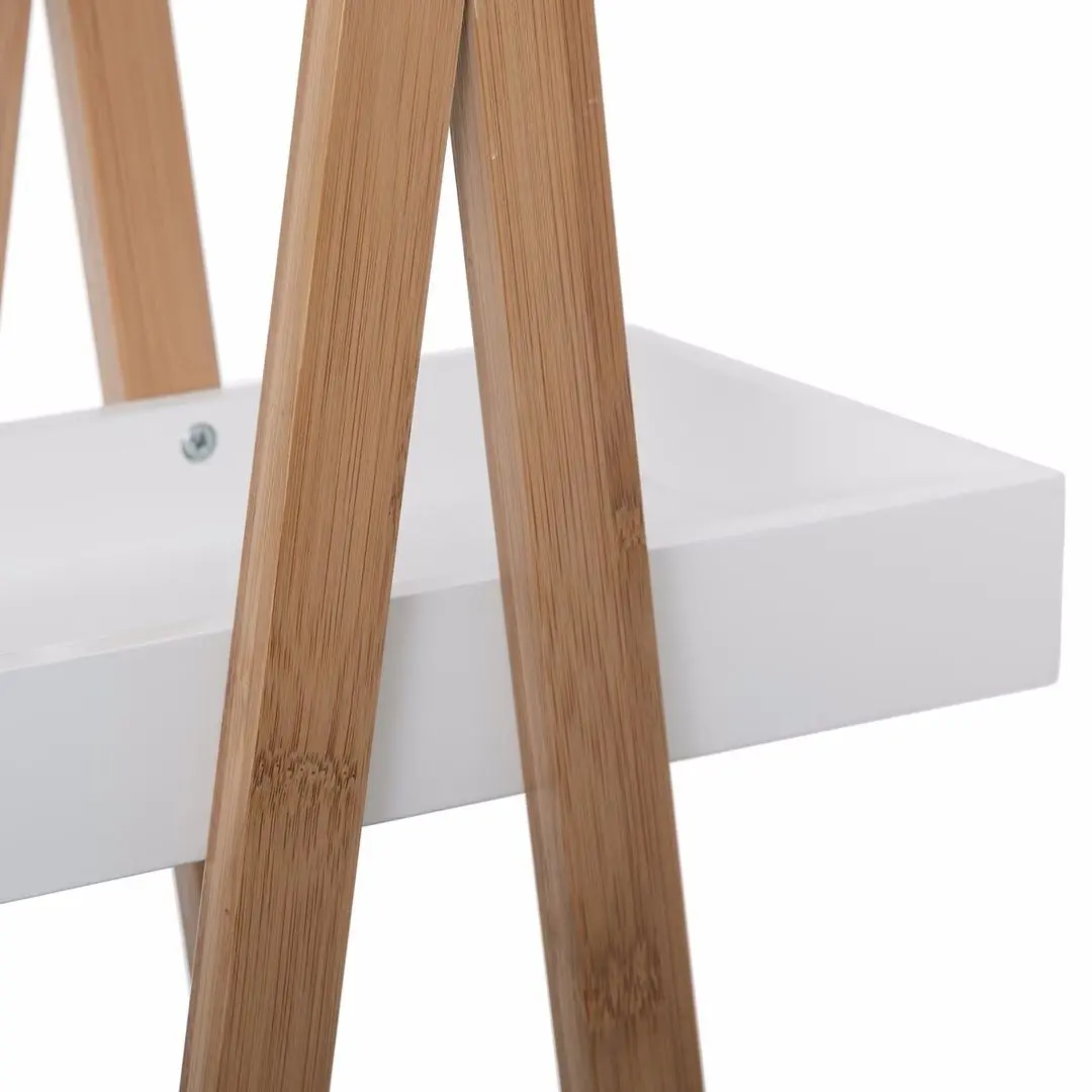 Стеллаж 5Five 30x18x82cm (White/Natural)