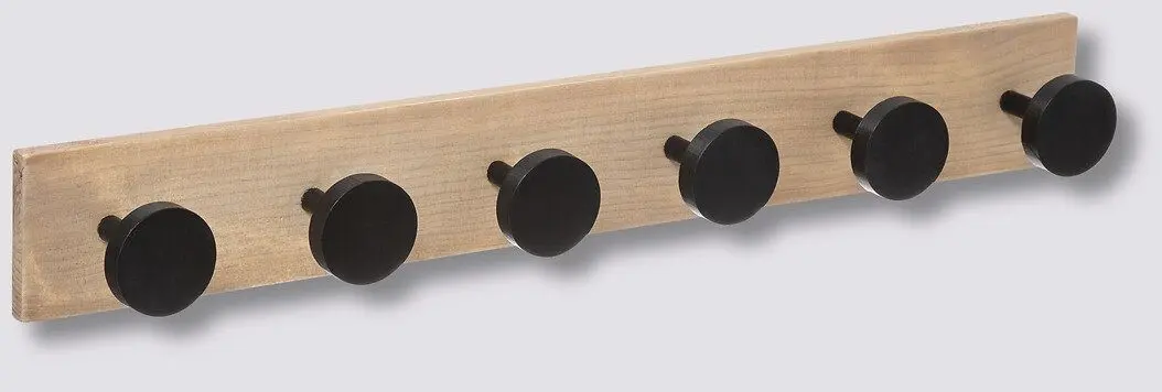 Вешалка 5Five 173694 58x7x8cm (Woody/Black)