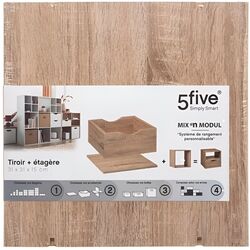 Ящик с полкой 5Five 51857 (Natural) Thumb