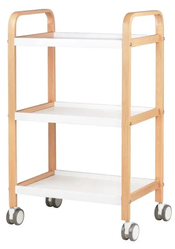 Тележка косметолога Activeshop HS-09 (Natural/White)