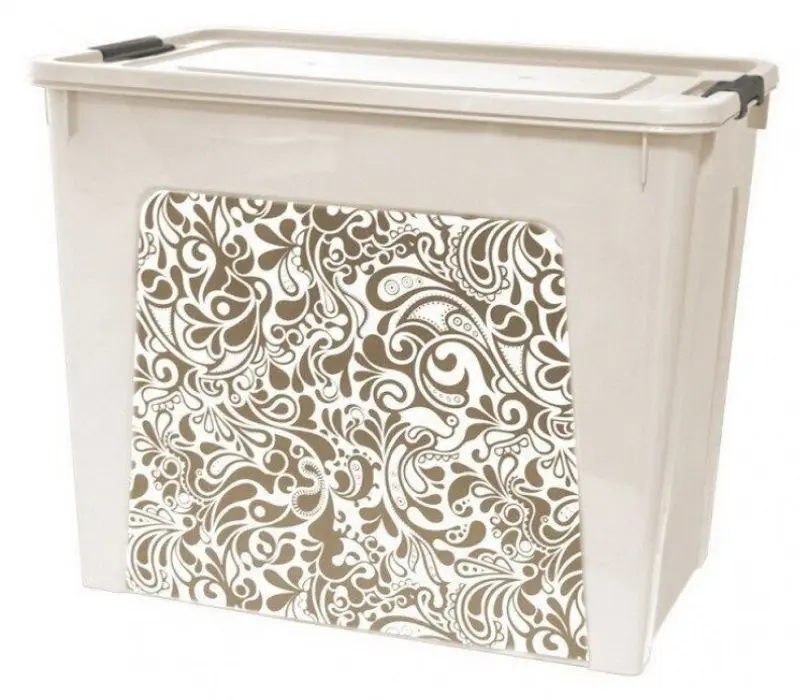 Container pentru depozitare Aleana Smart Box Home 40l (Beige) - 2